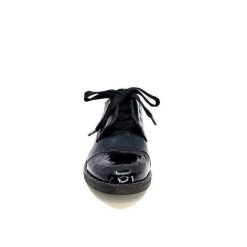 Myma Myma 7008/01 Cuir Noir Vernis Noir Lacets