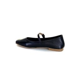 We Do Ivoire 55362 Cuir Noir Ballerines