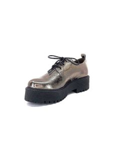 Minka Minka Dunvel Cuir Metal Taupe Lacets