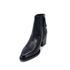 Ivoire0104a Ivoire 46105 Cuir Noir Bottines