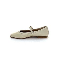 We Do Ivoire 55362 Cuir Beige Ballerines