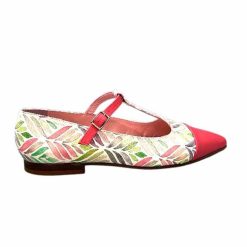 Dansi Dansi 5232 Flower Cuir Rose Ballerines