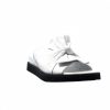 Ivoire-354 Ivoire 107 911 Cuir Blanc Mules