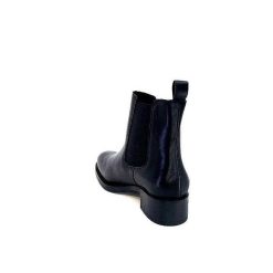 We Do Ivoire 99763 Cuir Noir Bottines