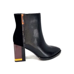 Elue Par Nous Elue Par Nous Palpe Cuir Noir Bottines