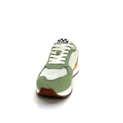 No Name No Name Tova Runner W Daim Vert Textile Vert Blanc Orange Baskets