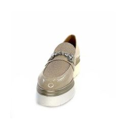 Ivoire0130a Ivoire 2C5154 Vernis Beige Mocassins