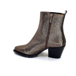 Dansi Dansi 6140 Cuir Bronze Bottines