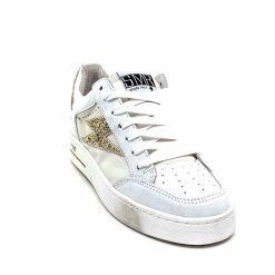 Semerdjian Semerdjian Smr Noubar 11464 Cuir Blanc Glitter Or Baskets