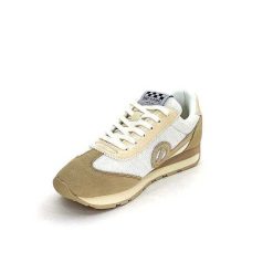 No Name No Name City Run Jogger W Daim Beige Textile Blanc Baskets