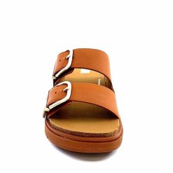 Fitflop Fitflop He8/592 Cuir Camel Mules