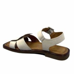 Ivoire0401a Ivoire 500.4314 Cuir Creme Sandales