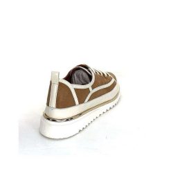 XSA Xsa 9951 Cuir Daim Beige Marron Baskets