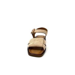 Ivoire0401a Ivoire 500.4314 Daim Beige Camel Sandales