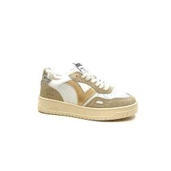 Victoria Victoria 12571119 Cuir Blanc Daim Beige Baskets