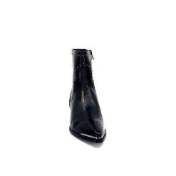 Ivoire0341a Ivoire Ar232 Cuir Noir Bottines