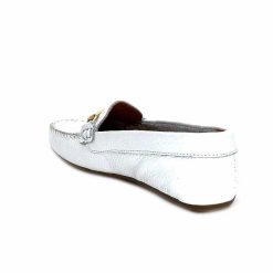 Ivoire0209b Ivoire 12052 Cuir Blanc Mocassins