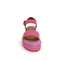 Ivoire0467a Fiorina S148 J738 Raffia Rose Plateformes