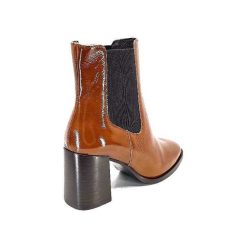 We Do Ivoire 99647A Cuir Vernis Ocra Bottines