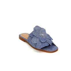 Ivoire0467a Fiorina S189714 Textile Denim Mules