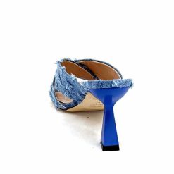 Evaluna Ivoire 5883 Denim Bleu Mules