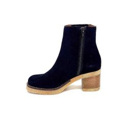 Ivoire0036a Ivoire Cv6104 Daim Bleu Marine Bottines