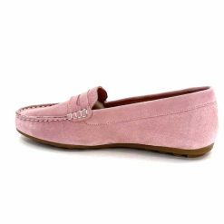 Ivoire0209b Ivoire 11163 Daim Rose Mocassins