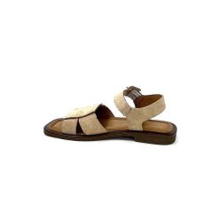 Ivoire0401a Ivoire 500.4314 Daim Beige Camel Sandales