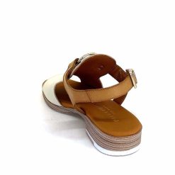 Paula Urban Paula Urban 9661 Cuir Off Camel Sandales