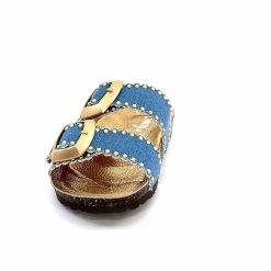 ciucani enrico Semerdjian Arona Textile Bleu Jeans Mules