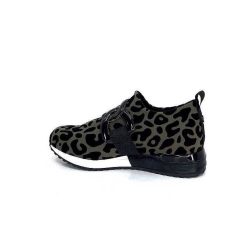 Ivoire0317a Ivoire 2203626 Textile Kaki Noir Leo Baskets