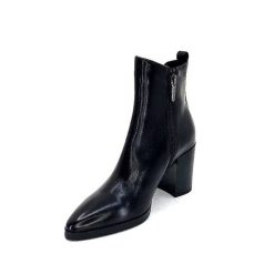 Regarde Le Ciel Regarde Le Ciel Marge 02 Cuir Noir Bottines