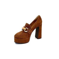 chantal Escarpins Chantal 2194 Daim Marron Escarpins