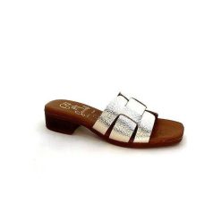 oh my sandals - innova footwear Ivoire 5343 Cuir Or Mules