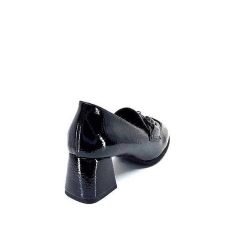 Ivoire0130a Ivoire 204823 Cuir Vernis Noir Mocassins