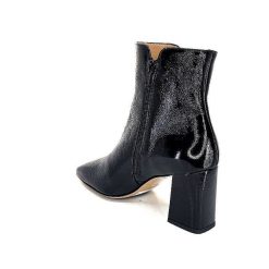 Ivoire0347b Ivoire Ch6556 Cuir Vernis Noir Bottines