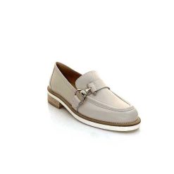 Ivoire0347b Ivoire K557 Cuir Creme Mocassins