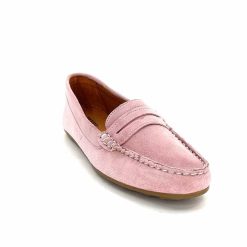 Ivoire0209b Ivoire 11163 Daim Rose Mocassins