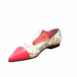 Dansi Dansi 5232 Flower Cuir Rose Ballerines