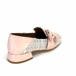 Philippe Morvan Philippe Morvan 5030 Pm01 Cuir & Textile Rose Mocassins