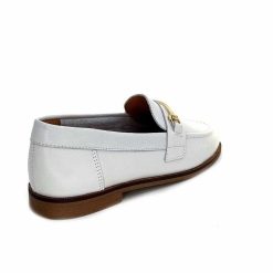 Ivoire0209b Ivoire 12646 Cuir Creme Mocassins