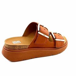 Fitflop Fitflop He8/592 Cuir Camel Mules