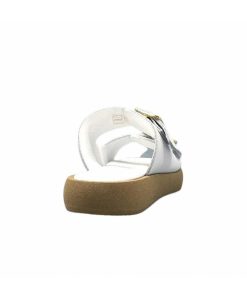 top tris srl Ivoire 8022-02 Cuir Blanc Mules