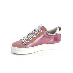 Semerdjian Semerdjian Smr Viken 11710 Cuir Rose Metallique Daim Rose Baskets