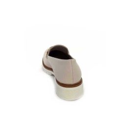 Ivoire0130a Ivoire 8B5118 Cuir Creme Mocassins