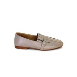 Ivoire-354 Ivoire 150870 Cuir Taupe Mocassins