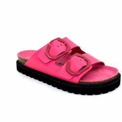 genuins factory s.l Genuins G105681 Cuir Fushia Mules