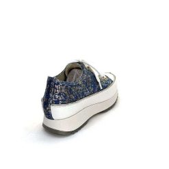 Muratti Rosemetal H0842 Frasseto Textile Bleu Blanc Baskets