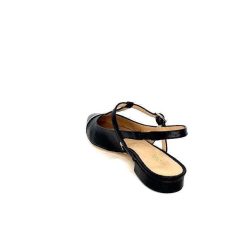 Ivoire0347b Ivoire Ch788 Cuir Noir Ballerines