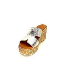 oh my sandals - innova footwear Ivoire 5458 Cuir Or Mules